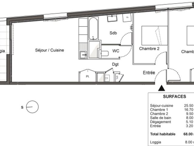 Appartement vente à Bordeaux, Mérignac