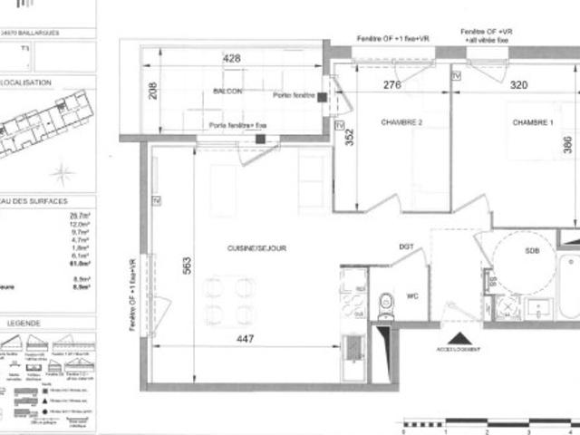 Appartement location à Montpellier, Baillargues