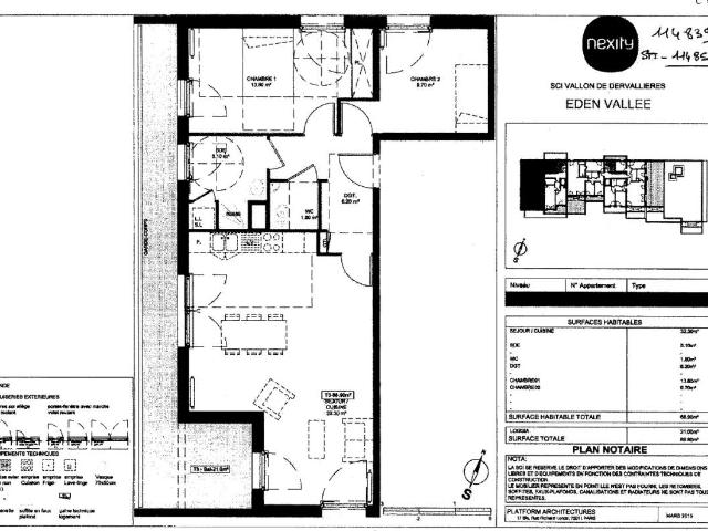 Appartement location à Croix Bonneau - Bourderies, Nantes