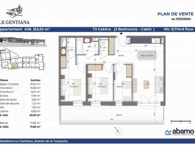 Appartement vente à Saint-Jean-de-Maurienne, Hermillon