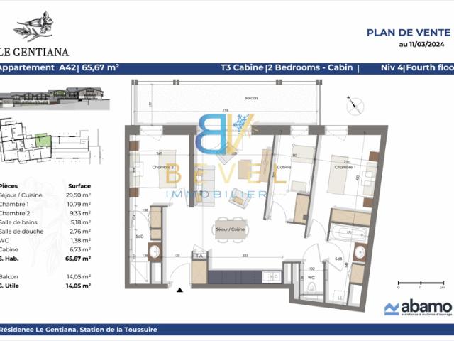 Appartement vente à Saint-Jean-de-Maurienne, Fontcouverte-la Toussuire