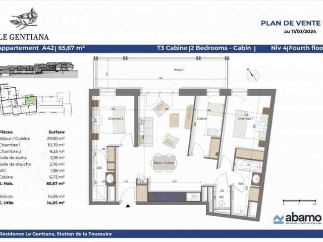 Appartement vente à Saint-Jean-de-Maurienne, Hermillon