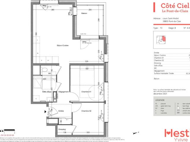 Appartement location à Grenoble, Le Pont-de-claix