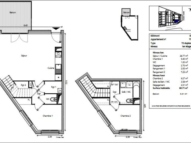 Duplex vente à Toulouse