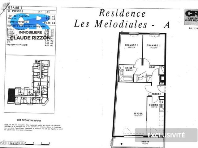 Appartement vente à Thionville, Russange