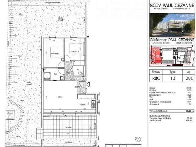 Appartement vente à Aix-en-Provence, Gardanne