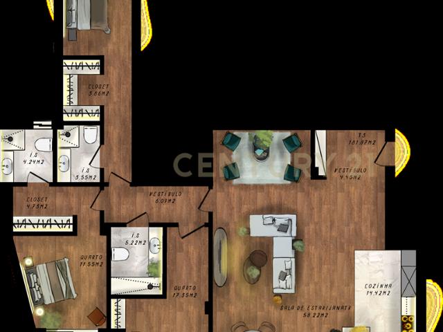 Apartamento venda em Via Rara, Santiago Dos Velhos