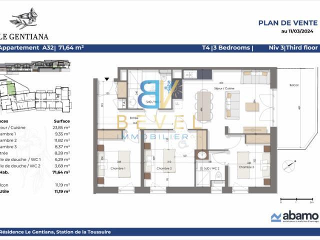 Appartement vente à Saint-Jean-de-Maurienne, Fontcouverte-la Toussuire