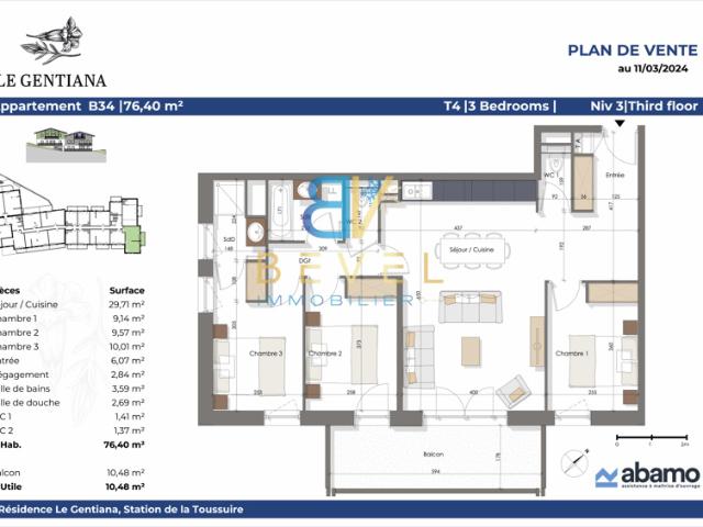 Appartement vente à Saint-Jean-de-Maurienne, Fontcouverte-la Toussuire