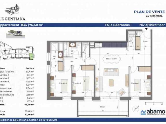 Appartement vente à Saint-Jean-de-Maurienne, Hermillon