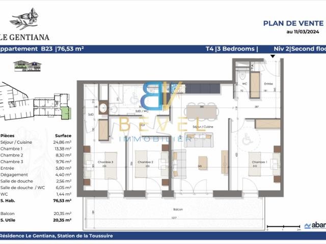 Appartement vente à Saint-Jean-de-Maurienne, Fontcouverte-la Toussuire