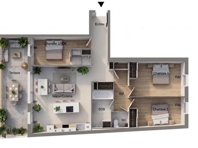 Appartement vente à Béziers