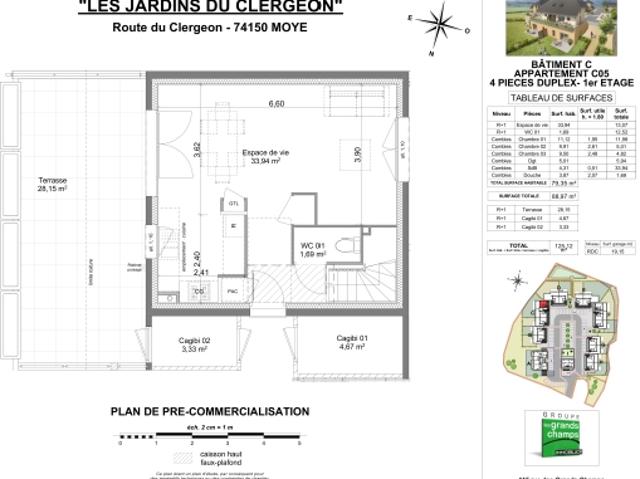 Appartement vente à Annecy, Moye