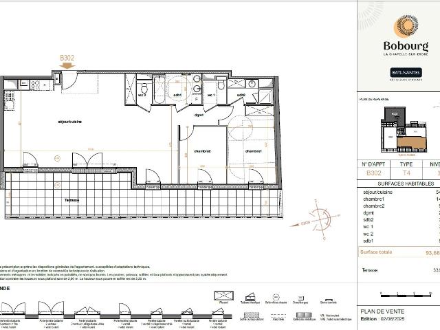 Appartement vente à Nantes, La Chapelle-sur-erdre
