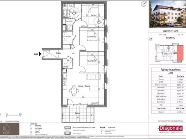 Appartement vente à Thonon-les-Bains, Perrignier