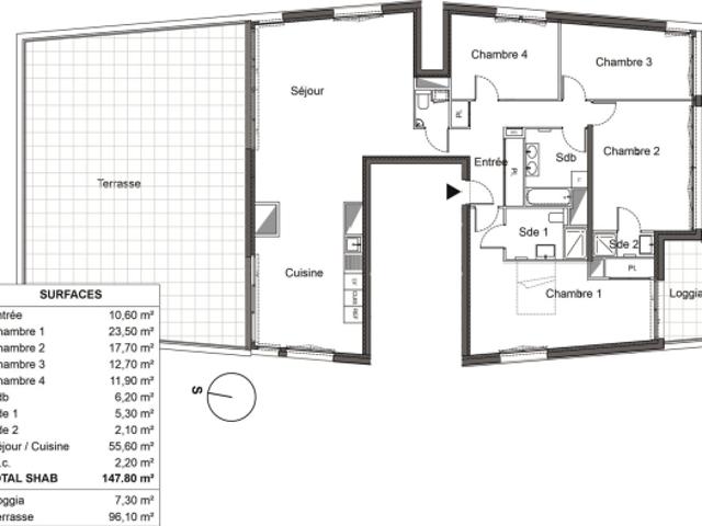 Appartement vente à Bordeaux, Mérignac