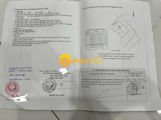 Mặt bằng bán