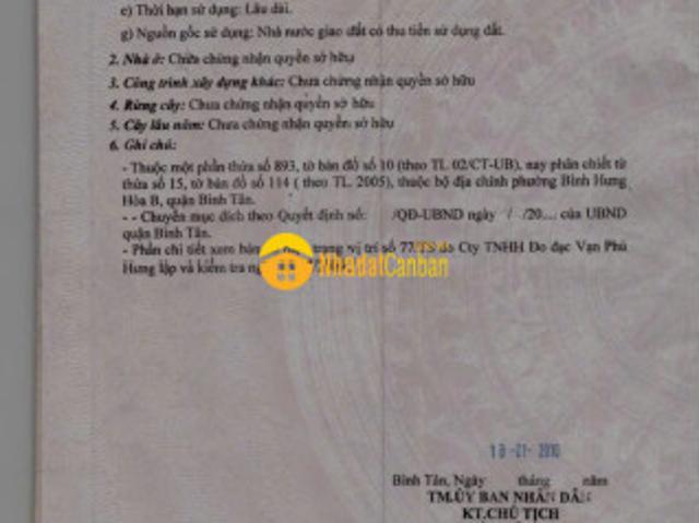 Mặt bằng bán