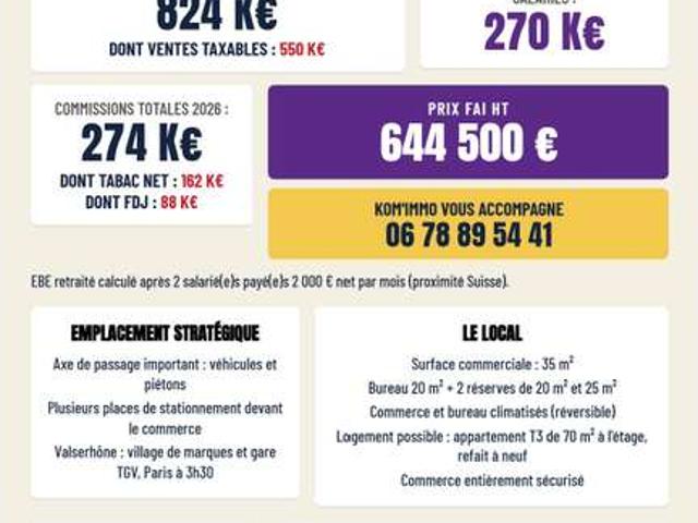 Local Commercial vente à Bellegarde-sur-Valserine, Valserhône