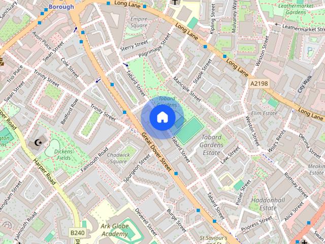 House for rent in The Borough, Greater London