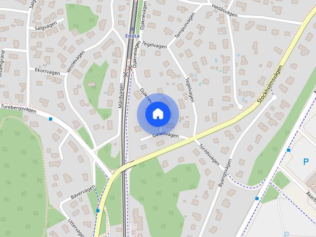 Hus hyra i Ensta, Täby