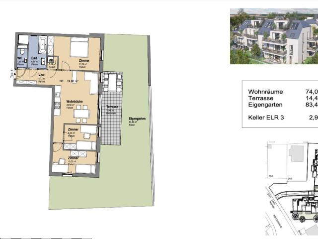 Apartment kaufen in Wien, KG Floridsdorf