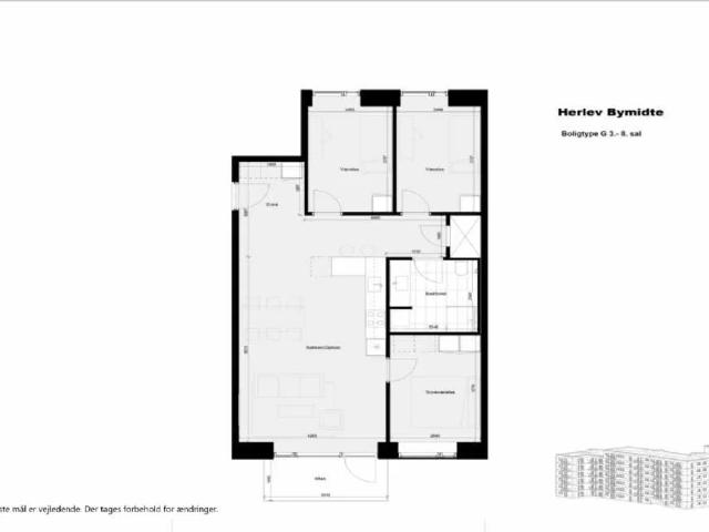 Lejlighed til leje i Herlev, Brøndby