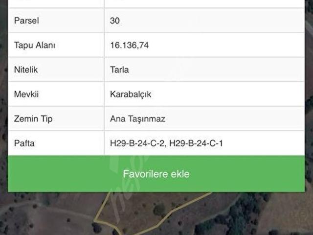 Çubuk, Ankara içerisinde satılık Arsa