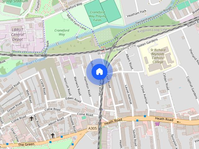 House for rent in Strawberry Hill, Greater London
