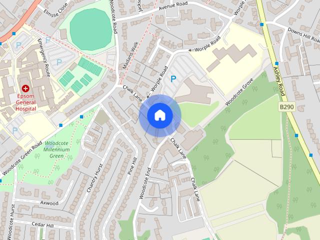 House for rent in Woodcote, Epsom