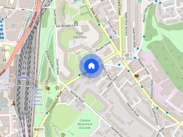 House for rent in Park Hill, South Yorkshire