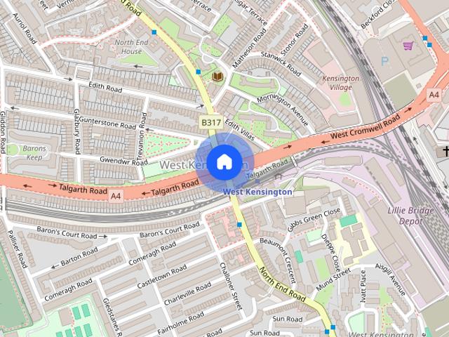 Apartment for rent in West Kensington, Greater London