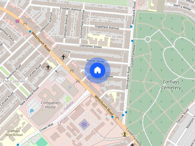 House for rent in The Colonies, Cardiff