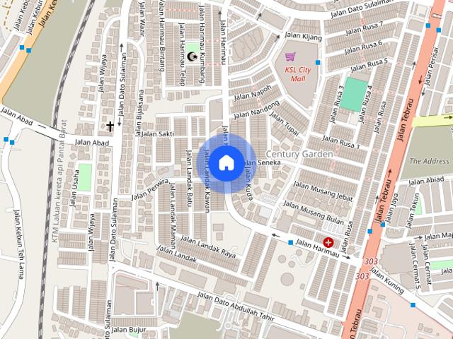 Room for rent in Johore Bahru, Johor