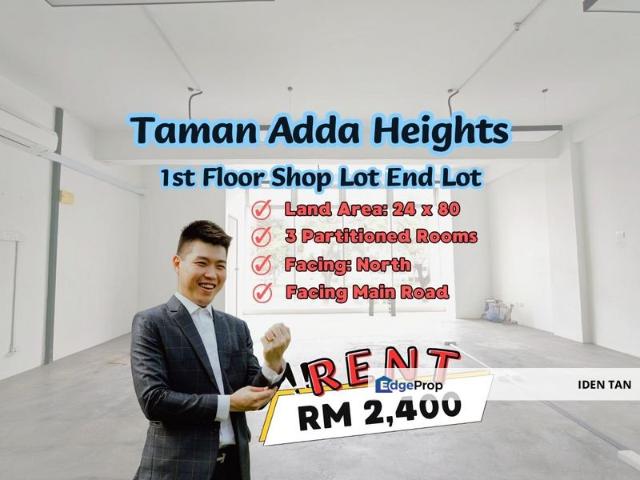 Shop for rent in Adda Heights, Tebrau