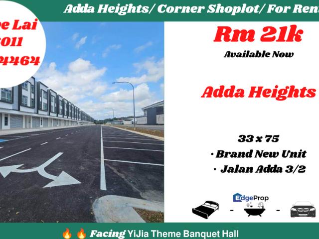 Shop for rent in Adda Heights, Tebrau