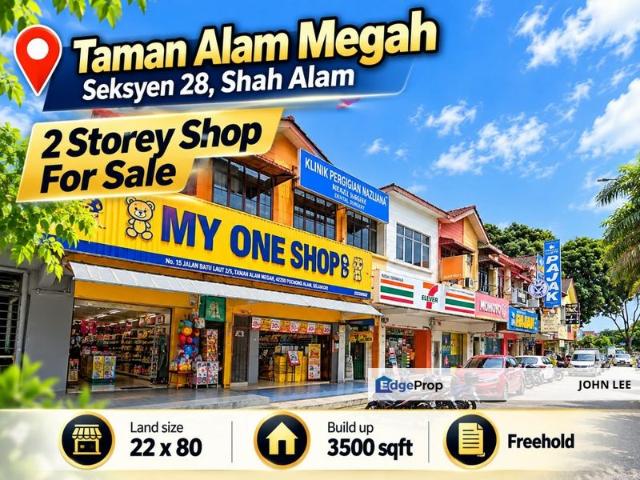 Shop for sale in Petaling, Alam Impian