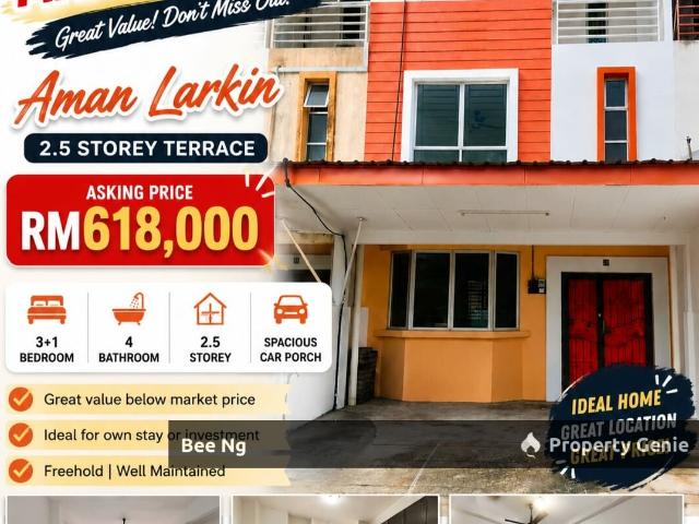 Terraced House for sale in Johore Bahru, Johor