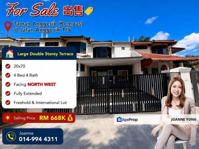 House for sale in Johore Bahru, Johor