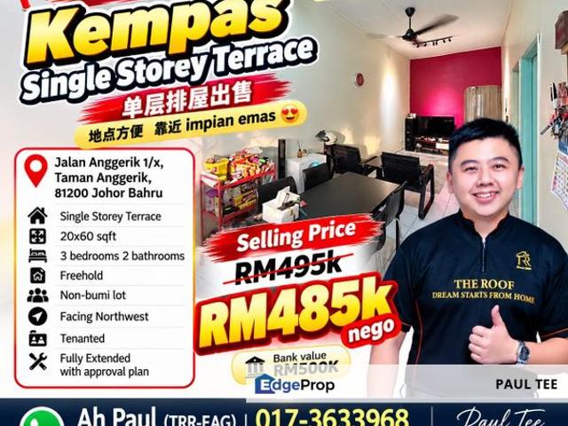 House for sale in Tampoi, Johor Bahru