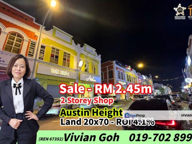 Shop for sale in Tebrau, Johor