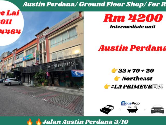 Shop for rent in Tebrau, Johor