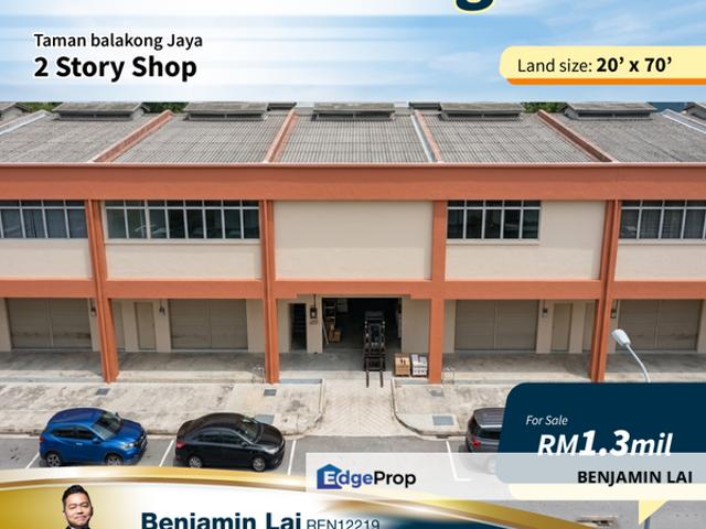 Shop for sale in Taman Balakong Jaya, Majlis Perbandaran Kajang