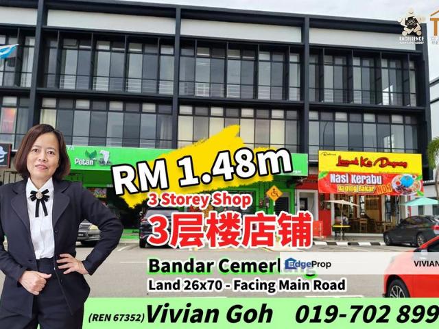 Shop for sale in Ulu Tiram, Johor