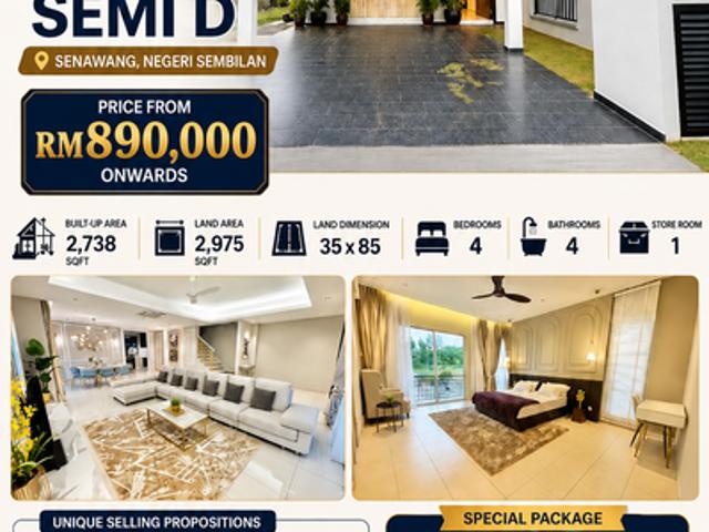House for sale in Sendayan Village, Negeri Sembilan