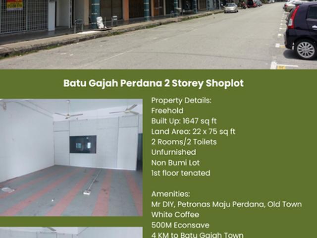 Shop for sale in Perak, Batu Gajah