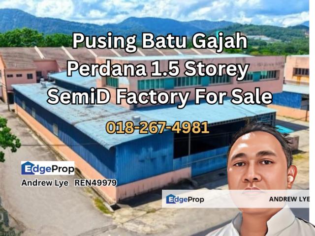 Warehouse for sale in Perak, Batu Gajah