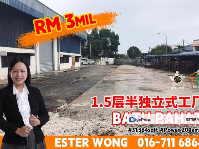 Warehouse for sale in Batu Pahat, Johor