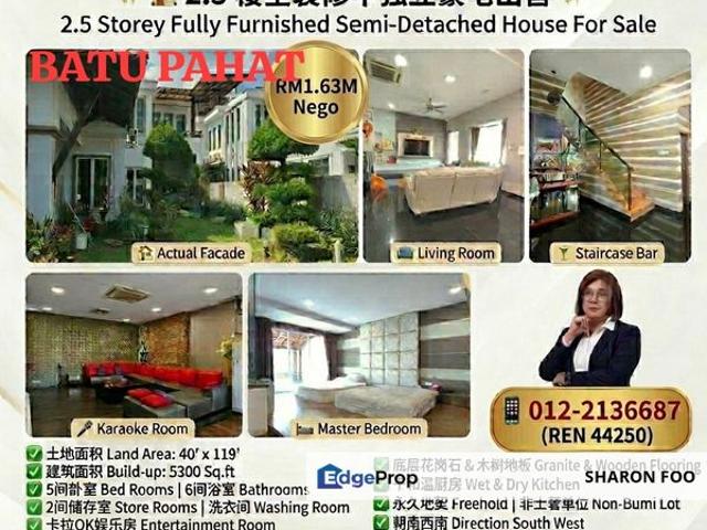 House for sale in Batu Pahat, Johor