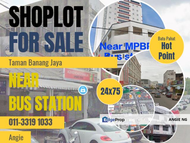 Shop for sale in Batu Pahat, Johor